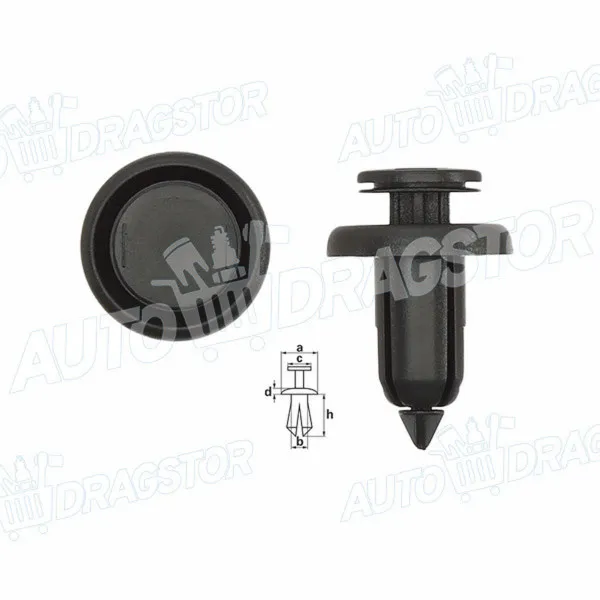 Žabica (plastična) HONDA ACCORD (CU2), 08-16; CIVIC (FD/FN/FK), 06-11; CR-V (RE), 06-12; FIT (GE), 08-15; FRV (BE), 05-09; JAZZ (GE), 08-15; ODYSSEY (RB1/2, R 