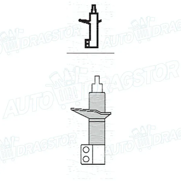 Gasni amortizer FIAT ALBEA (178), 02-12; PALIO (178), 02-06; PALIO WEEKEND (178/2), 02-/06-11; PALIO/WEEKEND (178), 97-04; SIENA (178), 97-02; 