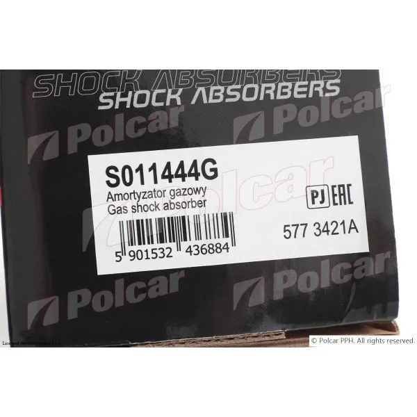 Gasni amortizer VOLVO S40 (VS), 95-03; V40 (VW), 95-03; 