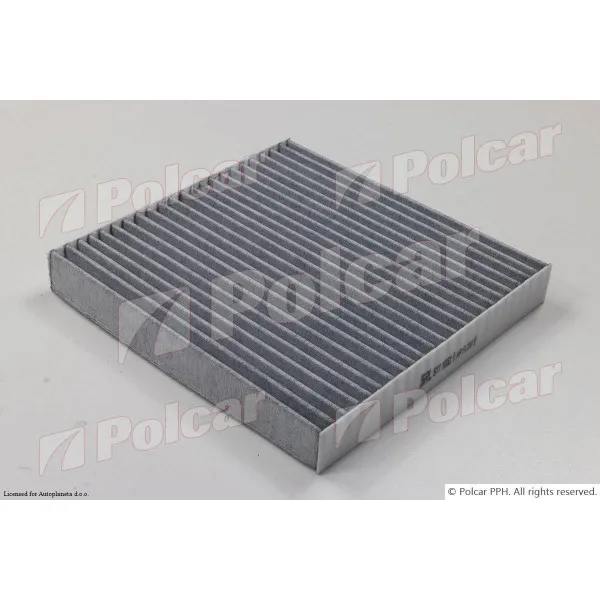 Filter kabine sa aktivnim ugljem HONDA ACCORD (CL/CM/CN), 02-08; ACCORD (CU2), 08-16; CIVIC (FD/FN/FK), 06-11; CIVIC, 12-17; CR-V (RE), 06-12; CR-V (RM), 12-18; 