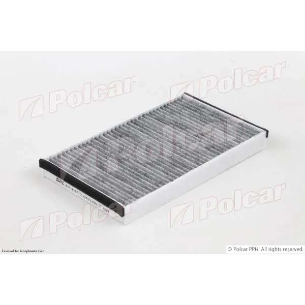 Filter kabine sa aktivnim ugljem VOLVO 800 (LS/LW), 91-97; C70, 97-06; S70 (LS), 97-00; S90, 97-98; V70 (LW), 97-00; V70 (SW), 00-07; V90, 97-98; XC70 (SW), 00- 
