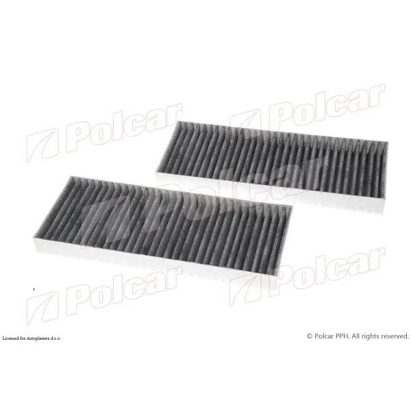 Filter kabine sa aktivnim ugljem NISSAN NAVARA/FRONTIER (D40), 05-16; PATHFINDER (R51), 04-13; 