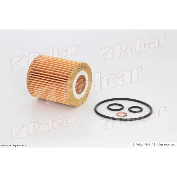 Filter ulja BMW 1 (E81/E82/E87/E88), 04-13; 3 (E46), 98-06; 3 (E90/91/92/93), 04-13; 5 (E60/61), 03-10; X1 (E84), 09-15; X3 (E83), 04-10; Z4 (E85/86), 03-09; 