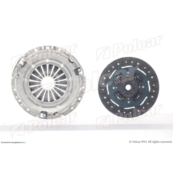 Kvačilo/komplet za zamenu (korpa lamela druk-lager) NISSAN, OPEL, RENAULT 