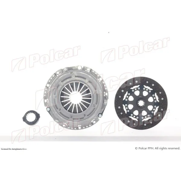Kvačilo/komplet za zamenu (korpa lamela druk-lager) BMW 3 (E30), 82-93; 3 (E36), 90-00; 5 (E28), 81-87; 5 (E34), 87-97; 5 (E39), 96-04; 