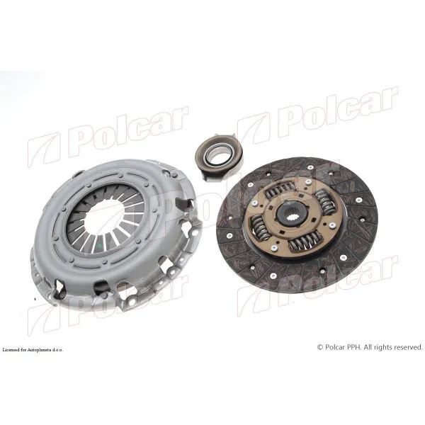 Kvačilo/komplet za zamenu (korpa lamela druk-lager) NISSAN ALMERA (N16), 00-07; PRIMERA (P12), 01-07; 