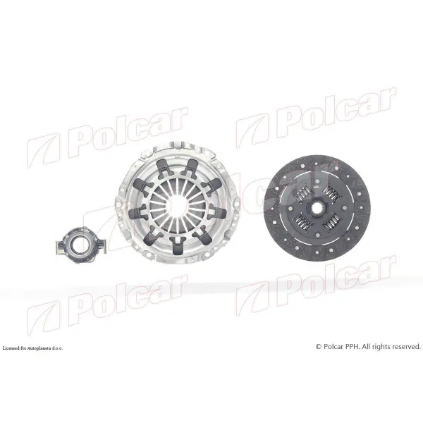 Kvačilo/komplet za zamenu (korpa lamela druk-lager) FIAT ALBEA (178), 02-12; BRAVA (182), 95-01; BRAVO (182), 95-01; PALIO (178), 02-06; PALIO WEEKEND (178/2), 