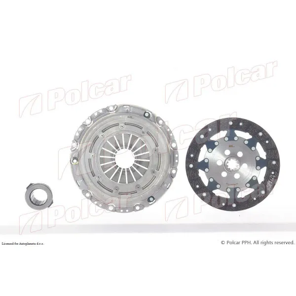 Kvačilo/komplet za zamenu (korpa lamela druk-lager) BMW 3 (E36), 90-00; 3 (E46), 98-06; 5 (E39), 96-04; Z3 (E36/7/E36/8), 95-03; 