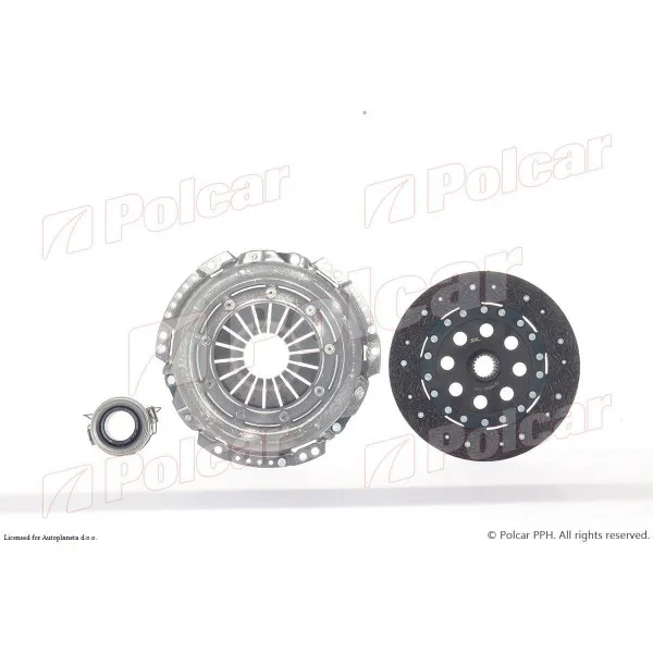 Kvačilo/komplet za zamenu (korpa lamela druk-lager) TOYOTA AVENSIS (T22), 97-03; AVENSIS (T25), 03-08; COROLLA (E12), 02-07; COROLLA VERSO (ZER/ZZE), 04-09; RA 