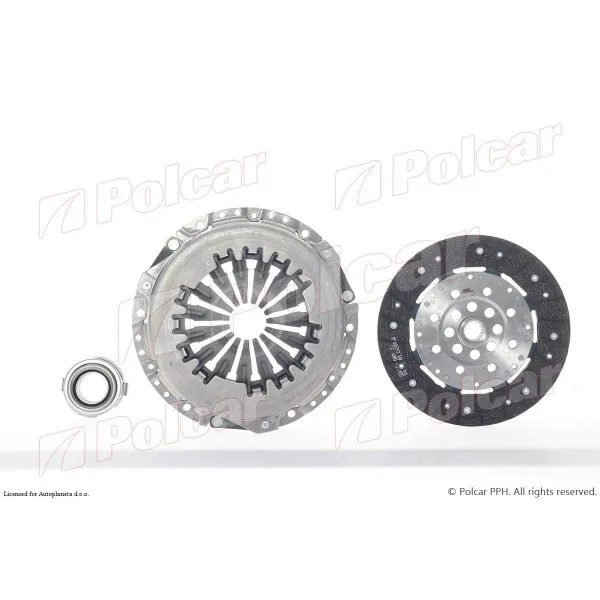 Kvačilo/komplet za zamenu (korpa lamela druk-lager) MAZDA 6 (GG/GY), 02-08; MPV (LW), 99-06; 