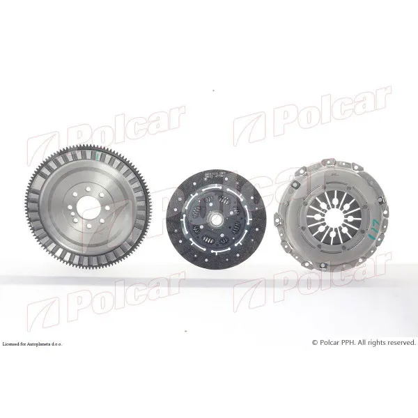 Kvačilo/komplet za zamenu (korpa lamela druk-lager) FORD MONDEO (B4Y/B5Y/BWY), 00-07; 