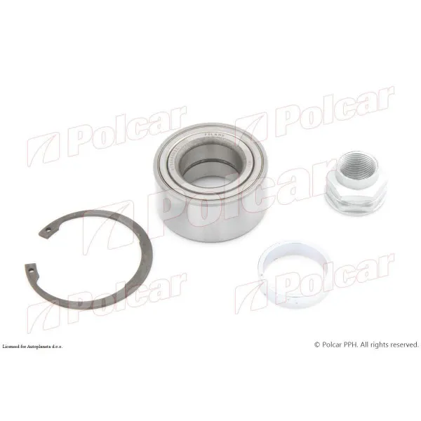 Lezaj točka, komplet FIAT CINQUECENTO (170), 91-98; PANDA (169), 03-12; SEICENTO (187), 98-09; TIPO (160), 88-96; 