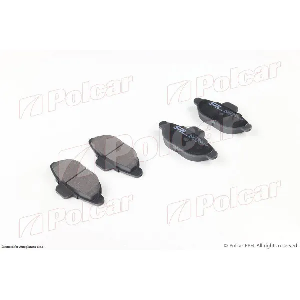 Kočione pločice FIAT CINQUECENTO (170), 91-98; SEICENTO (187), 98-09; 