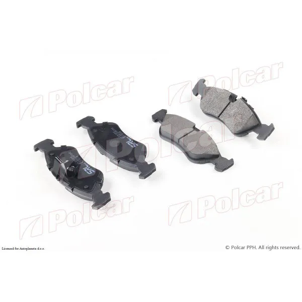 Kočione pločice OPEL ASTRA F (T92/M99), 91-02; CALIBRA (C89), 89-97; VECTRA A (J89), 88-95; VECTRA B (J96), 95-02; 