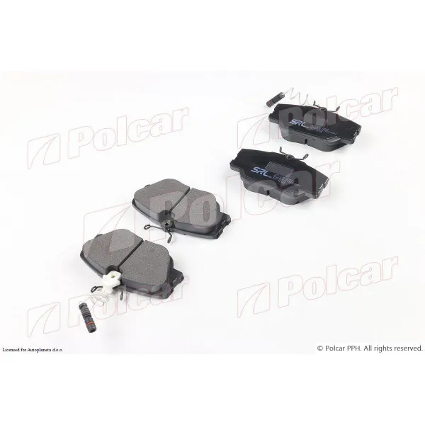 Kočione pločice MERCEDES 190 (W201), 82-93; S-KLASSE (W126), 79-91; W124/E-KLASSE, 84-96; 