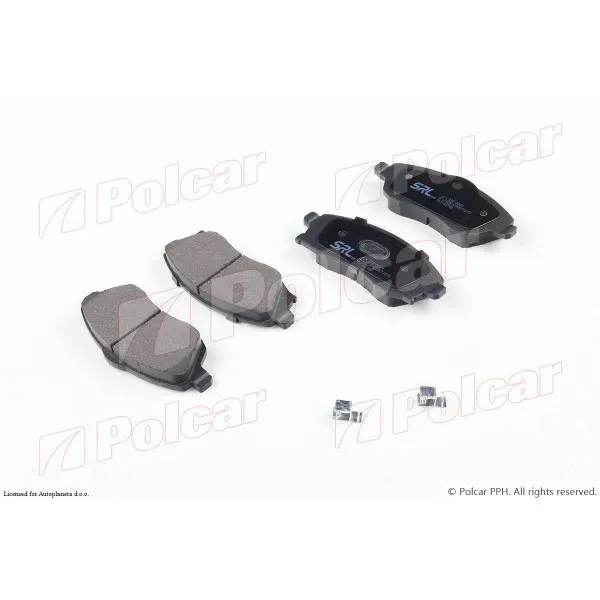 Kočione pločice OPEL COMBO C, 00-11; CORSA C (X01), 00-06; MERIVA (X03), 03-10; TIGRA (X04), 04-09; 