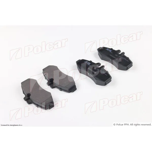 Kočione pločice MERCEDES SPRINTER/CLASSIC 208-416 (W901-905/909), 95-; V-KLASSE (W638), 96-03; VITO (W638), 96-03; 