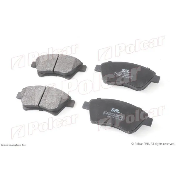 Kočione pločice RENAULT KANGOO (KC/FC), 98-08; MEGANE I (A), 95-02; MEGANE II (M), 02-08; SCENIC I (JA), 99-03; SCENIC II (JM), 03-09; 