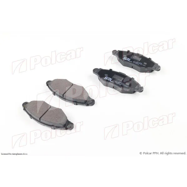 Kočione pločice PEUGEOT 206/206+ (2_), 98-12; 306 (7_), 93-01; 