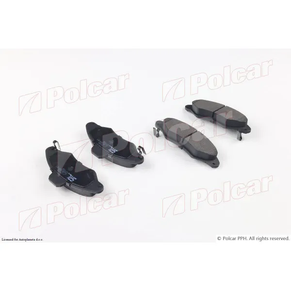 Kočione pločice FORD ESCORT V/VI (GAL/ALL/AVL), 90-95; ESCORT VII (GAL/AAL/ABL/ALL/AFL), 95-00; 