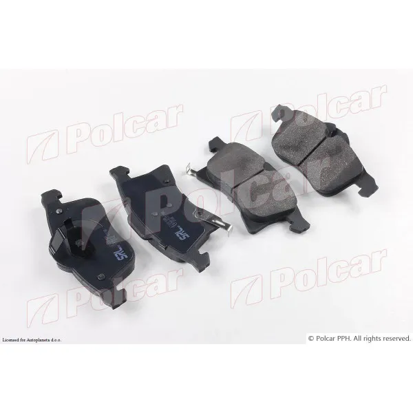 Kočione pločice OPEL ASTRA F (T92/M99), 91-02; ASTRA G (T98), 98-09; ASTRA H (A04), 03-14; COMBO C, 00-11; CORSA C (X01), 00-06; CORSA E, 15-; MERIVA (X03), 0 