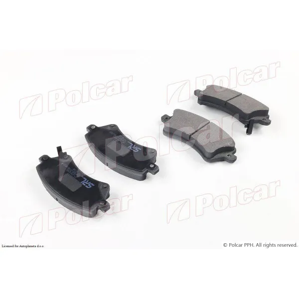 Kočione pločice TOYOTA COROLLA (E12), 02-07; 