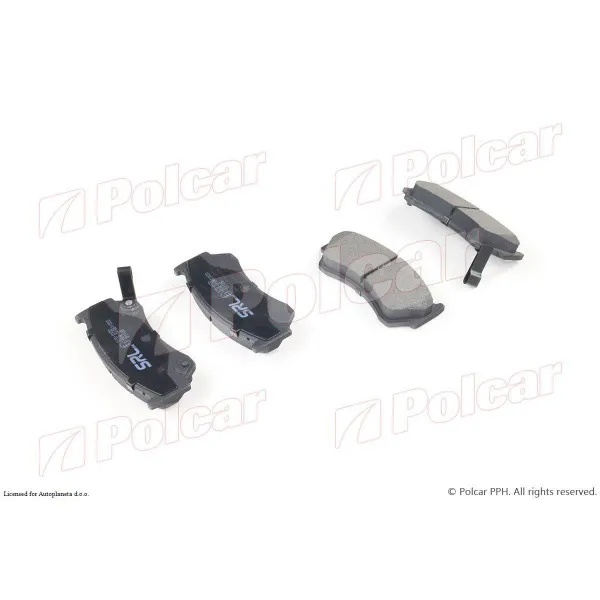 Kočione pločice NISSAN ALMERA (N15), 95-00; 