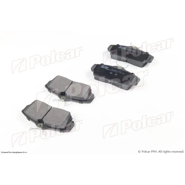 Kočione pločice NISSAN ALMERA (N16), 00-07; PRIMERA (P10), 90-96; PRIMERA (P11), 96-01; 