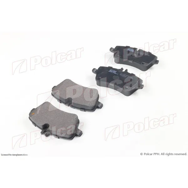 Kočione pločice MERCEDES C-KLASSE (W203), 00-07; CLC-KLASSE (CL203), 08-11; CLK-KLASSE (C209), 02-10; SLK-KLASSE (R171), 04-11; 