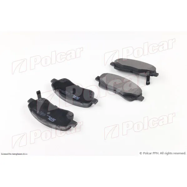 Kočione pločice TOYOTA AVENSIS (T25), 03-08; COROLLA VERSO (ZER/ZZE), 04-09; 