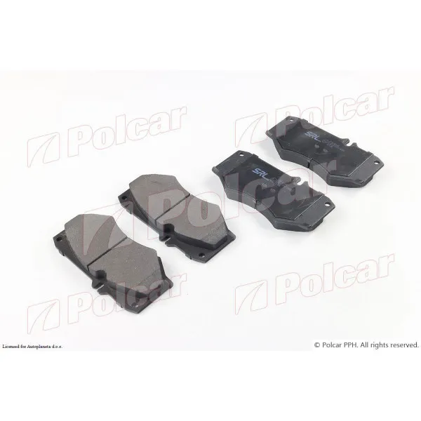 Kočione pločice MERCEDES 207-410 (601/602), 77-95; G-KLASSE (W460), 79-93; G-KLASSE (W461/W463), 92-18; 