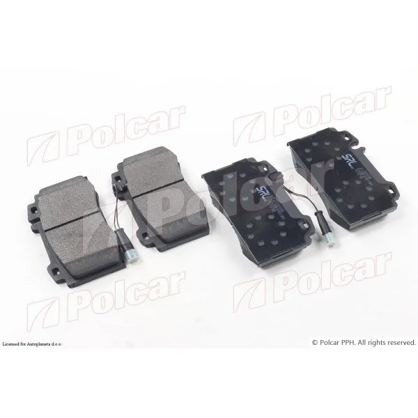 Kočione pločice MERCEDES C-KLASSE (W203), 00-07; CLK-KLASSE (C209), 02-10; CLS-KLASSE (C219), 04-10; E-KLASSE (W211), 02-09; SL-KLASSE (R230), 01-11; 