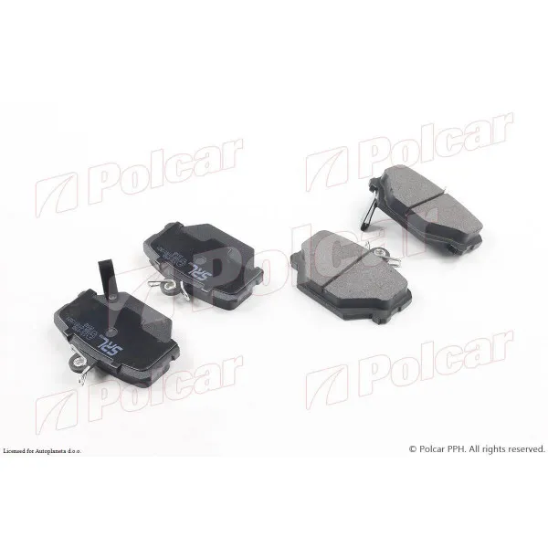 Kočione pločice SMART FORTWO (W450), 98-07; FORTWO (W451), 07-14; ROADSTER, 03-06; 