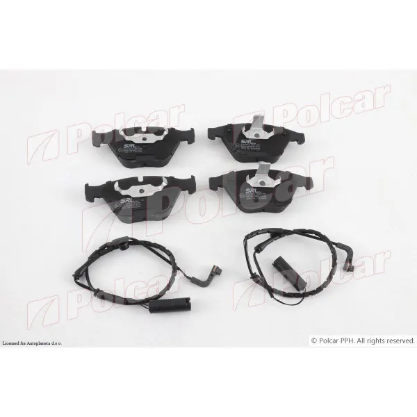 Kočione pločice BMW 1 (E81/E82/E87/E88), 04-13; 3 (E90/91/92/93), 04-13; 5 (E60/61), 03-10; 6 (E63/64), 03-10; 7 (E65/66), 01-08; X1 (E84), 09-15; Z4 (E89), 0 