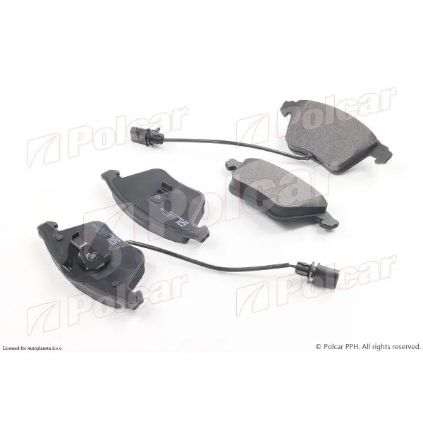 Kočione pločice AUDI A4 (B6/8E/8H), 00-04; A4 (B7/8E/8H), 04-07; A4 (B8/8K), 07-16; A6 (C5/4B), 97-04; A6 /ALLROAD(C6/4F), 04-10; A8 (D3/4E), 03-10; 