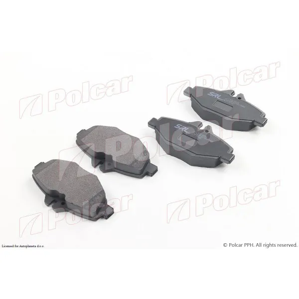 Kočione pločice MERCEDES E-KLASSE (W210), 95-03; E-KLASSE (W211), 02-09; 