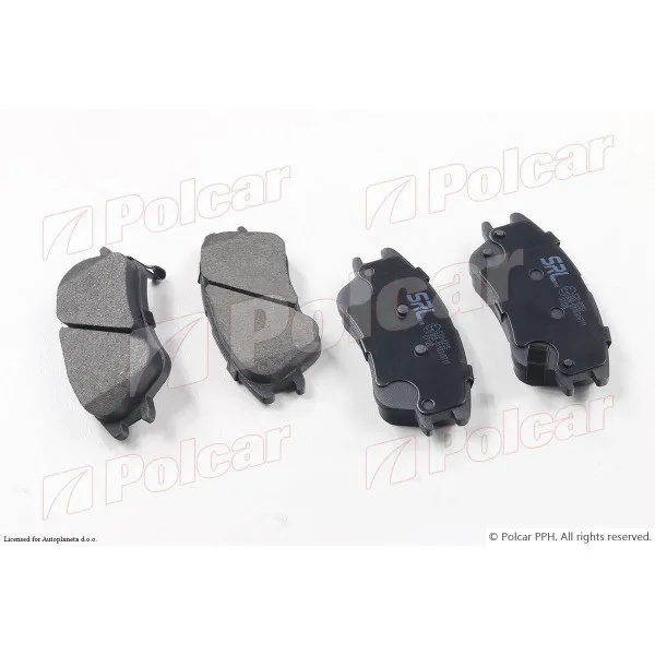 Kočione pločice HYUNDAI ATOS (MX), 97-02; 