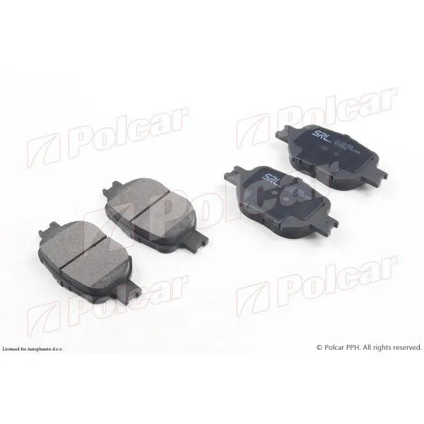 Kočione pločice TOYOTA CELICA (T23), 99-05; COROLLA VERSO (E12J), 01-04; 