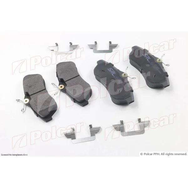 Kočione pločice CITROËN C2 (JM), 03-09; C3 (FC), 02-10; C3 PLURIEL (HB), 03-10; 