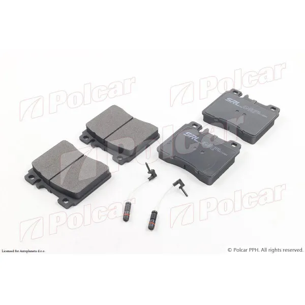 Kočione pločice MERCEDES CL-KLASSE (C140), 92-99; S-KLASSE (W140), 91-98; SL-KLASSE (R107), 72-89; 