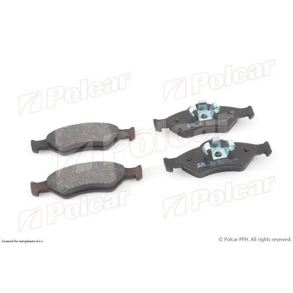 Kočione pločice FORD FIESTA (JAS/JBS/JVS), 95-02; KA (RB_), 96-08; 