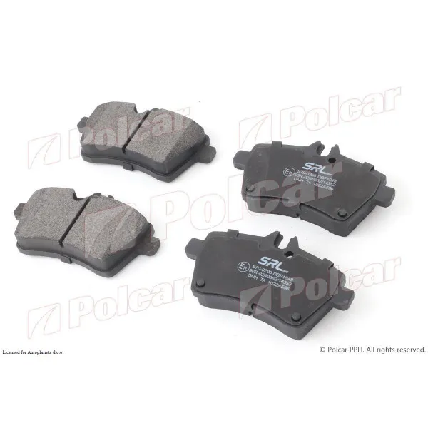 Kočione pločice MERCEDES A-KLASSE (W169), 04-12; B-KLASSE (W245), 05-11; 