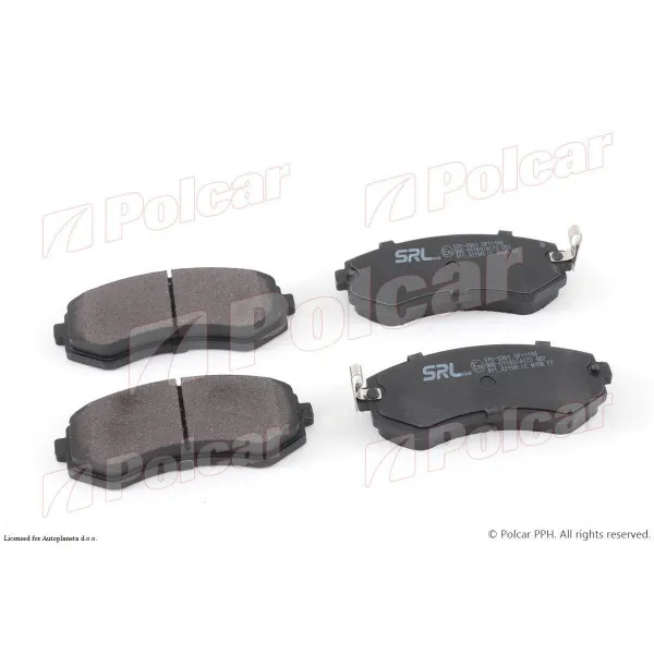 Kočione pločice NISSAN ALMERA (N15), 95-00; PATROL (Y61/GY61), 97-09; SX (S14), 93-99; 