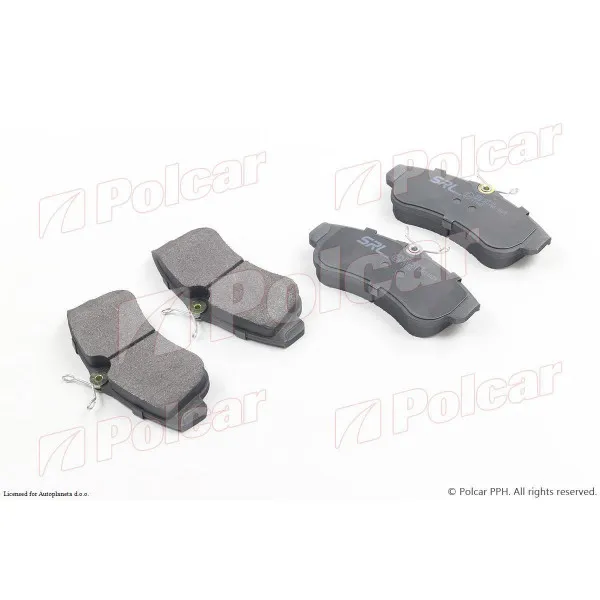 Kočione pločice NISSAN ALMERA (N16), 00-07; PRIMERA (P10), 90-96; PRIMERA (P11), 96-01; 