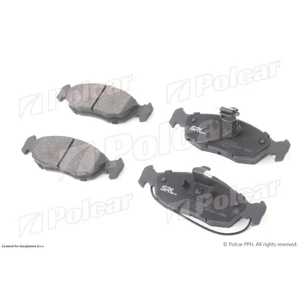 Kočione pločice PEUGEOT 106 (1_), 91-03; 306 (7_), 93-01; 