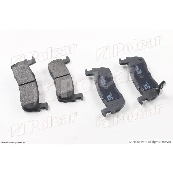 Kočione pločice NISSAN MICRA (K10), 82-92; 