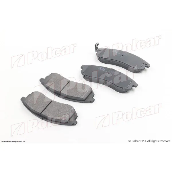 Kočione pločice MITSUBISHI L200, 01-05; L200, 96-01; 