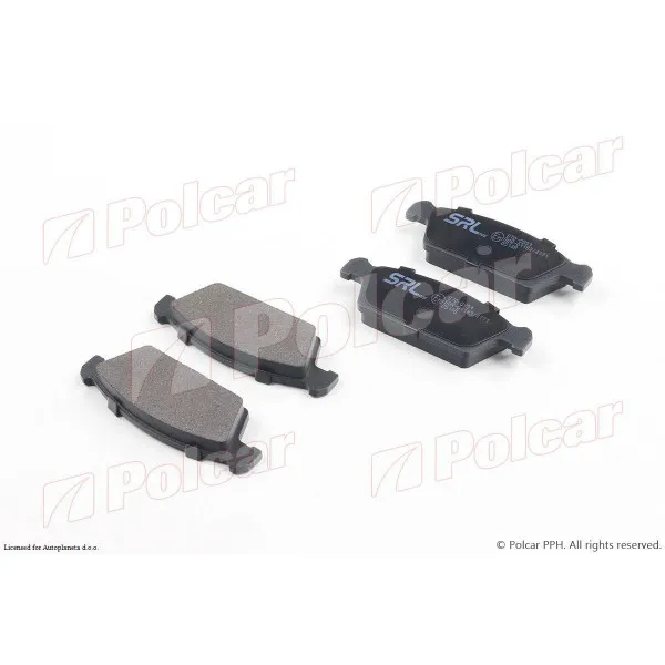 Kočione pločice DAEWOO TICO (KLY3), 91-00; 