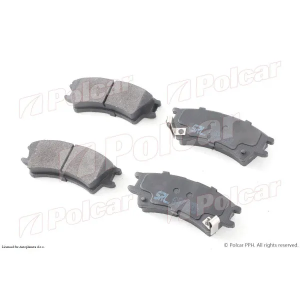 Kočione pločice HYUNDAI ATOS (MX), 97-02; ATOS PRIME (MX), 99-08; 