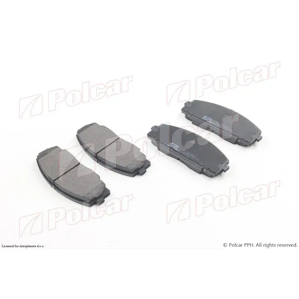 Kočione pločice TOYOTA HI-ACE (HX10), 95-06; HI-ACE (LH102/LH108), 89-95; HI-ACE (LH50/60|LH51/61,YH50), 83-89; 